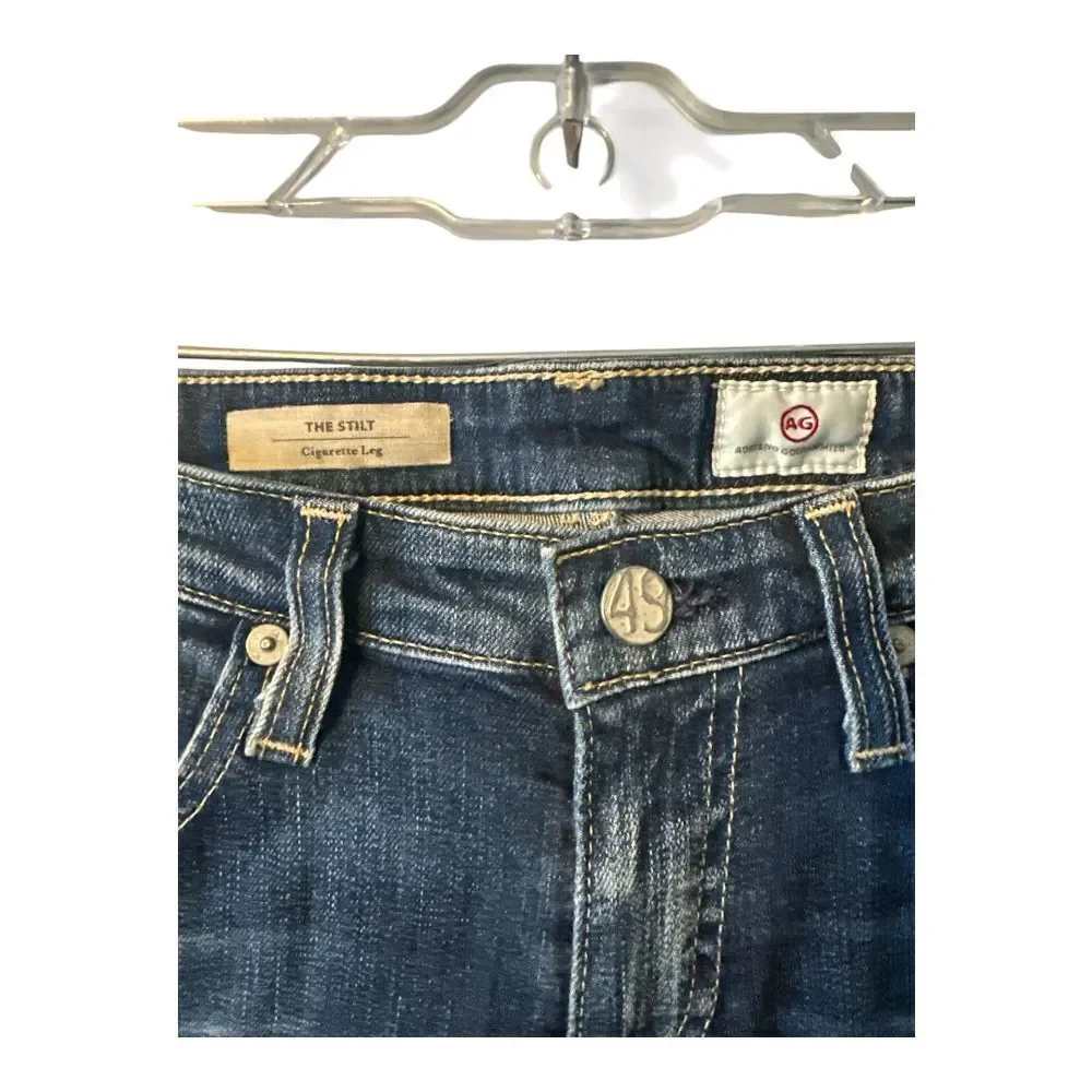 Adriano Goldschmied The Stilt‎ Cigarette Leg Medium Wash Jeans, Size 26R